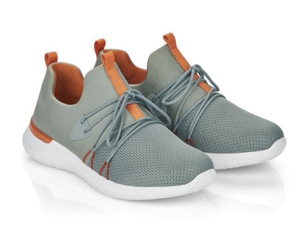 Remonte R5700-52 Women’s 8 EU 39 Green Orange Lite’n Soft Slip On Sneakers